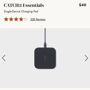 Courant phone charger in charcoal